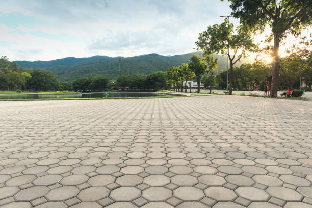 Permeable Paver Driveway in Flower Mound, TX